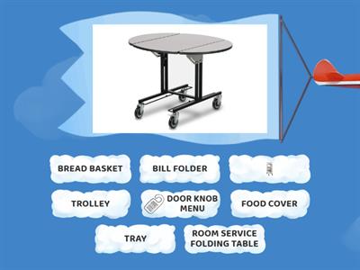 Room Service - Tools and Equipment 