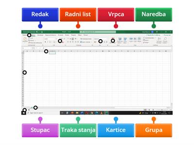 MS Excel-sučelje 3