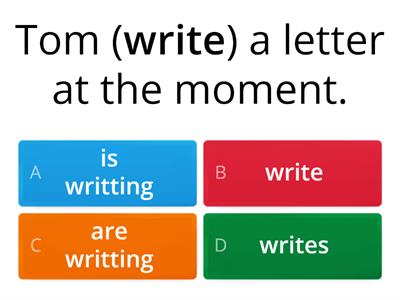 Present simple vs Present continuous