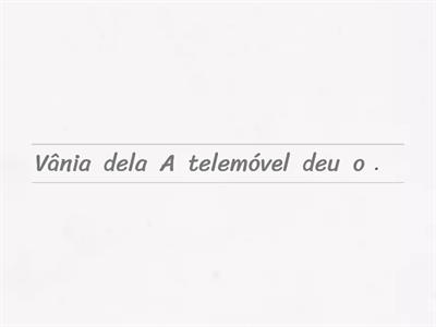 Ordenação de frases