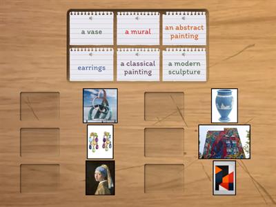 A2 B1 - Artwork vocabulary