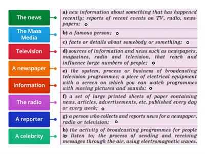 Mass Media 8 class