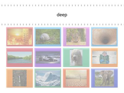 Open up 5 adjectives nature