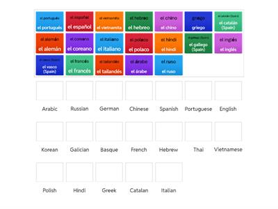 Idiomas (Languages)