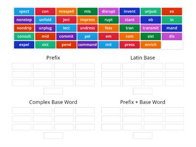 3.2 Prefix/Latin Base