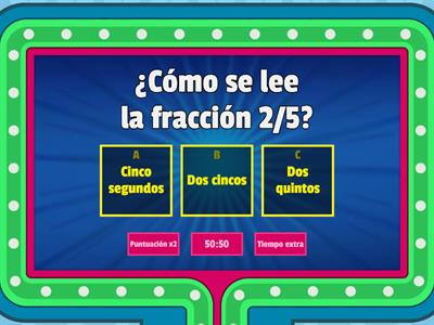 Repaso fracciones 4º