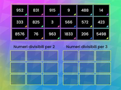 Criteri di divisibilità per 2-3