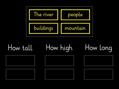 How high/tall/long