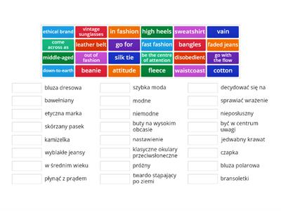 Vocabulary, unit 1