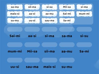 Klikkaa samaa sanaa! AISUM