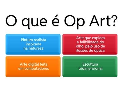 Desafio: Neuroarte e Op Art