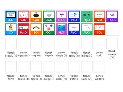  Tlenki- nazwy i wzory