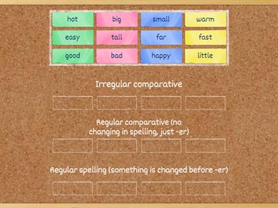 CELTA TP2 Double comparatives. Match the forms