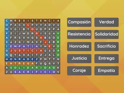 Valores vinculado a la justicia