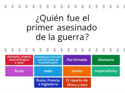 Primera guerra mundial