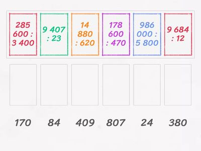 Есепті шығар, дұрыс жауабымен сәйкестендір.