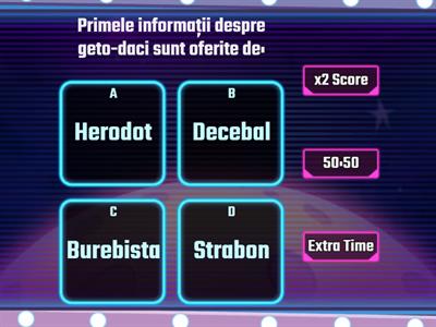 02. Recapitulare clasa a 8-a: Geto-dacii