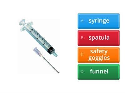 quiz of Lab vocabulary