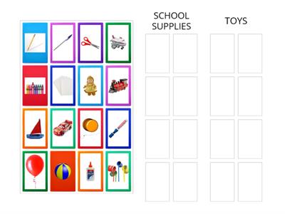 SCHOOL SUPPLIES X TOYS