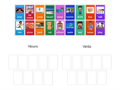 Noun and Verb Sort