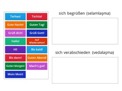 NW-A1- sich begrüßen / sich verabschieden