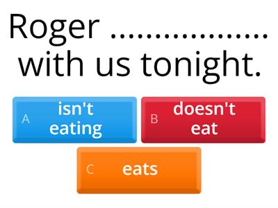 Present Simple vs Present Continuous