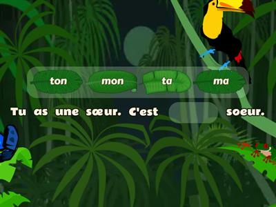 Les adjectifs possessifs