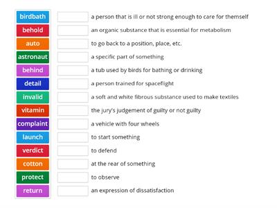 REWARDS Lesson #3 Vocabulary