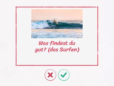 Akkusativ: -was/wen hörst du? (die Musik) -ich höre die Musik. 