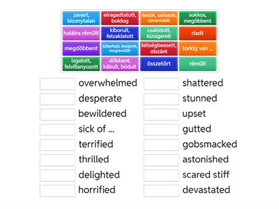 English File upper 5A - Feelings - strong adjectives