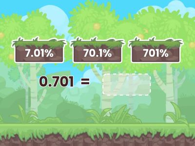 百分率換算練習