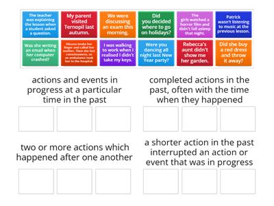 Prepare 8 Game 1 Past simple and past continuous