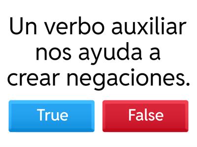 VERBS: MAIN AND AUXILIARY