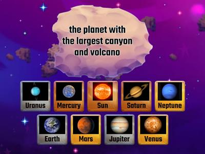 Planets of the Solar System 