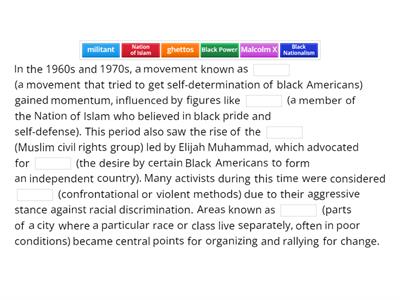 Fill in the missing words