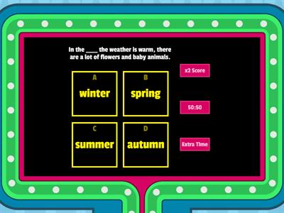 K2 - seasons vocab 