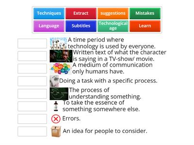 Learning english vocab