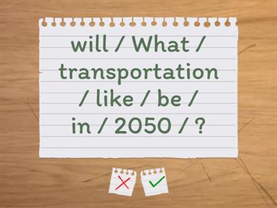 EC I1 M1 1B Future Forms jumbled questions with answers