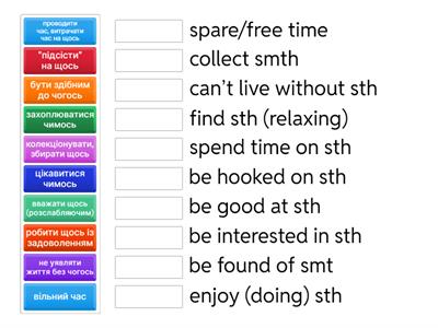 Hobbies and interests U1/3