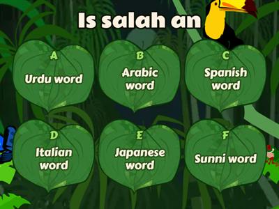 Salam to Salah Quiz