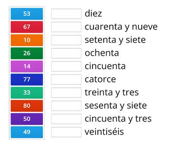  "2°" Escritura de numeros 