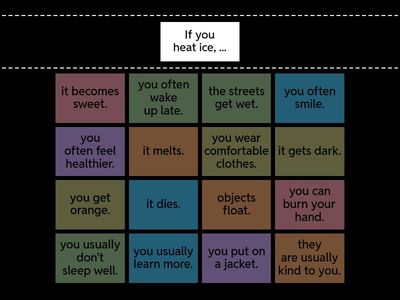 Zero conditional: find the match