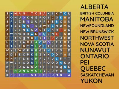 Provinces and Territories