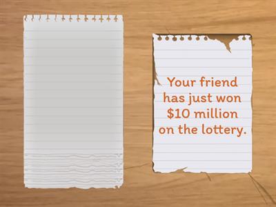 Strong Feelings Vocabulary I3 5A