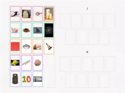 Short-i and Short-e Sorting