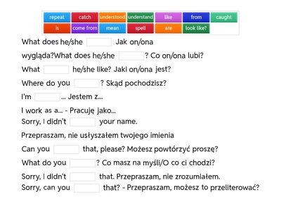 E8 Describing appearance - functions