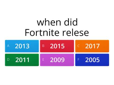 Fortnite quiz