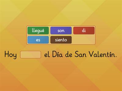 Oraciones Completas "El Día de San Valentín"