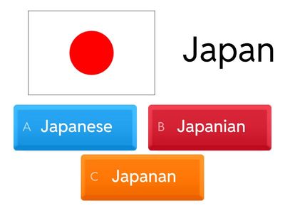 Countries and nationalities