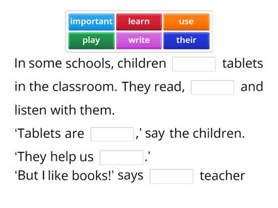 Academy Stars 2 Unit 3 Reading